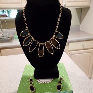 Stella & Dot Allegra Statement Necklace & Earrings